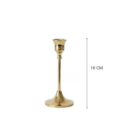 Vintage-Kerzenhalter Gold