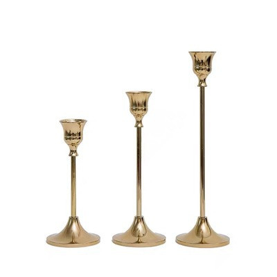 Vintage-Kerzenhalter Gold