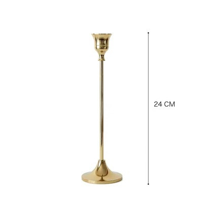 Vintage-Kerzenhalter Gold