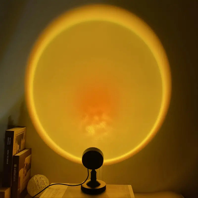 Sonnenuntergangslampe 360° – Lampe mit Sonnenuntergangseffekt im Schlafzimmer