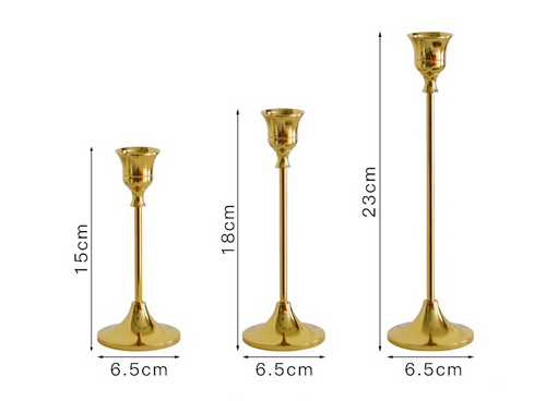 Vintage-Kerzenhalter Gold